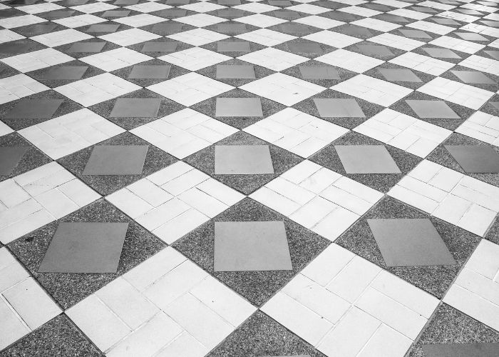 monochrome tiles